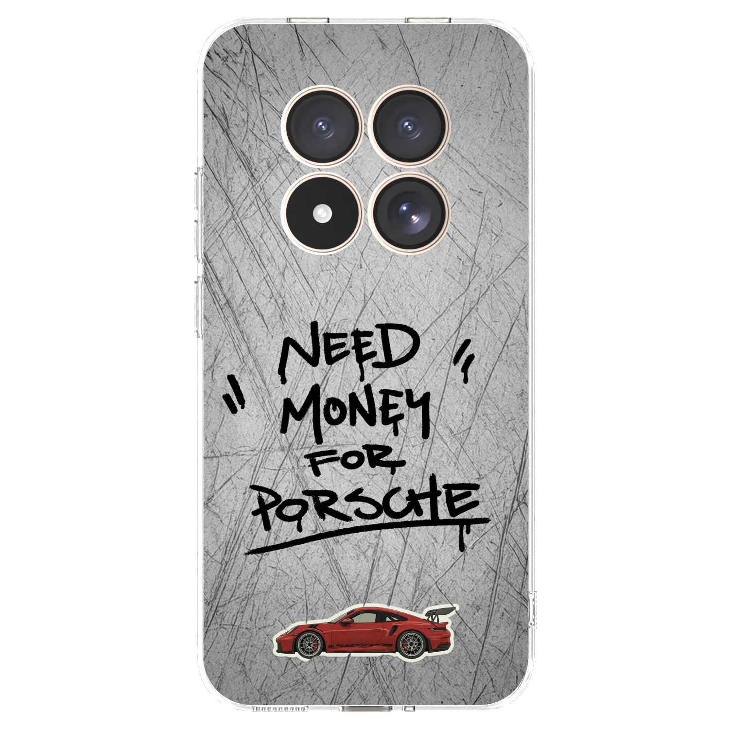 Picasee silikonski prozorni ovitek za Xiaomi Redmi Note 15 Pro 4G - Grey Drift