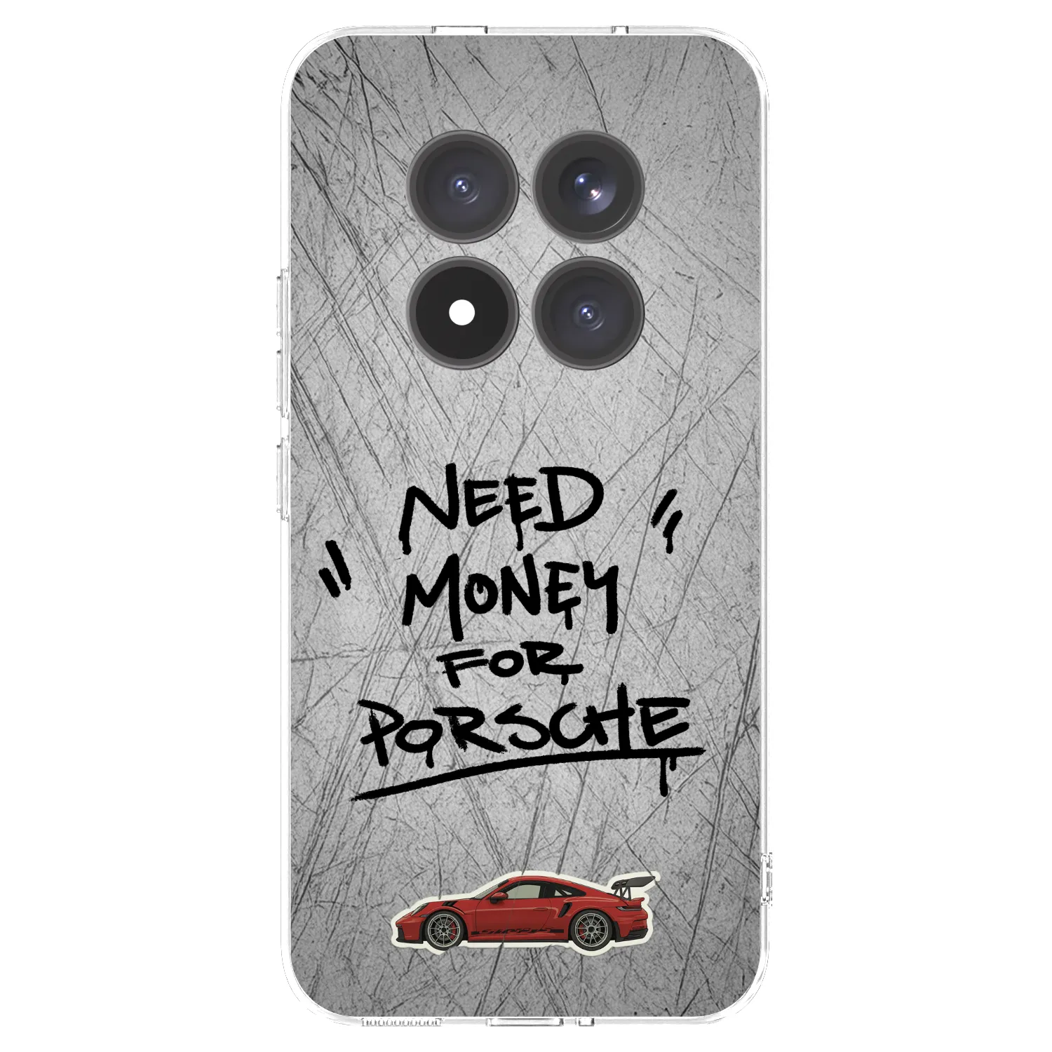 Picasee silikonski prozorni ovitek za Xiaomi Redmi Note 15 Pro+ - Grey Drift