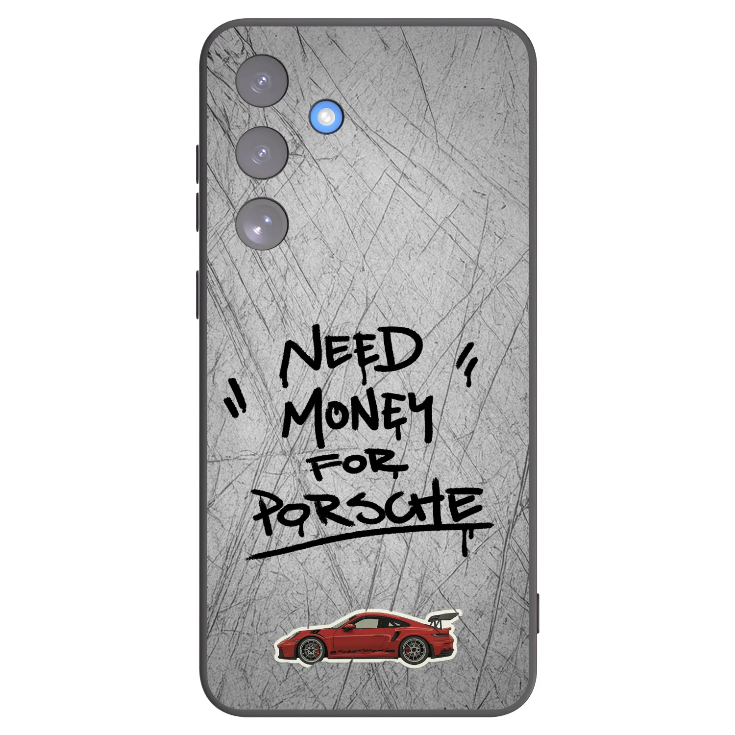 Picasee silikonski črni ovitek za Samsung Galaxy S25 FE 5G - Grey Drift