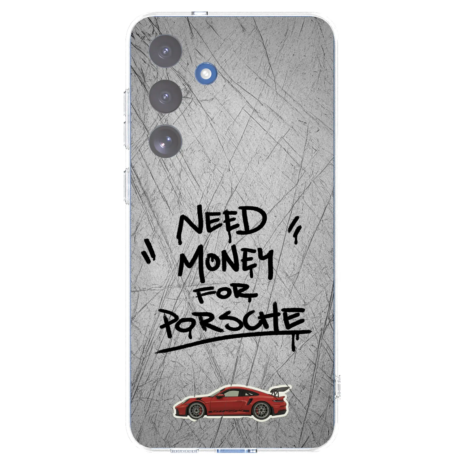 Picasee silikonski prozorni ovitek za Samsung Galaxy S25 FE 5G - Grey Drift