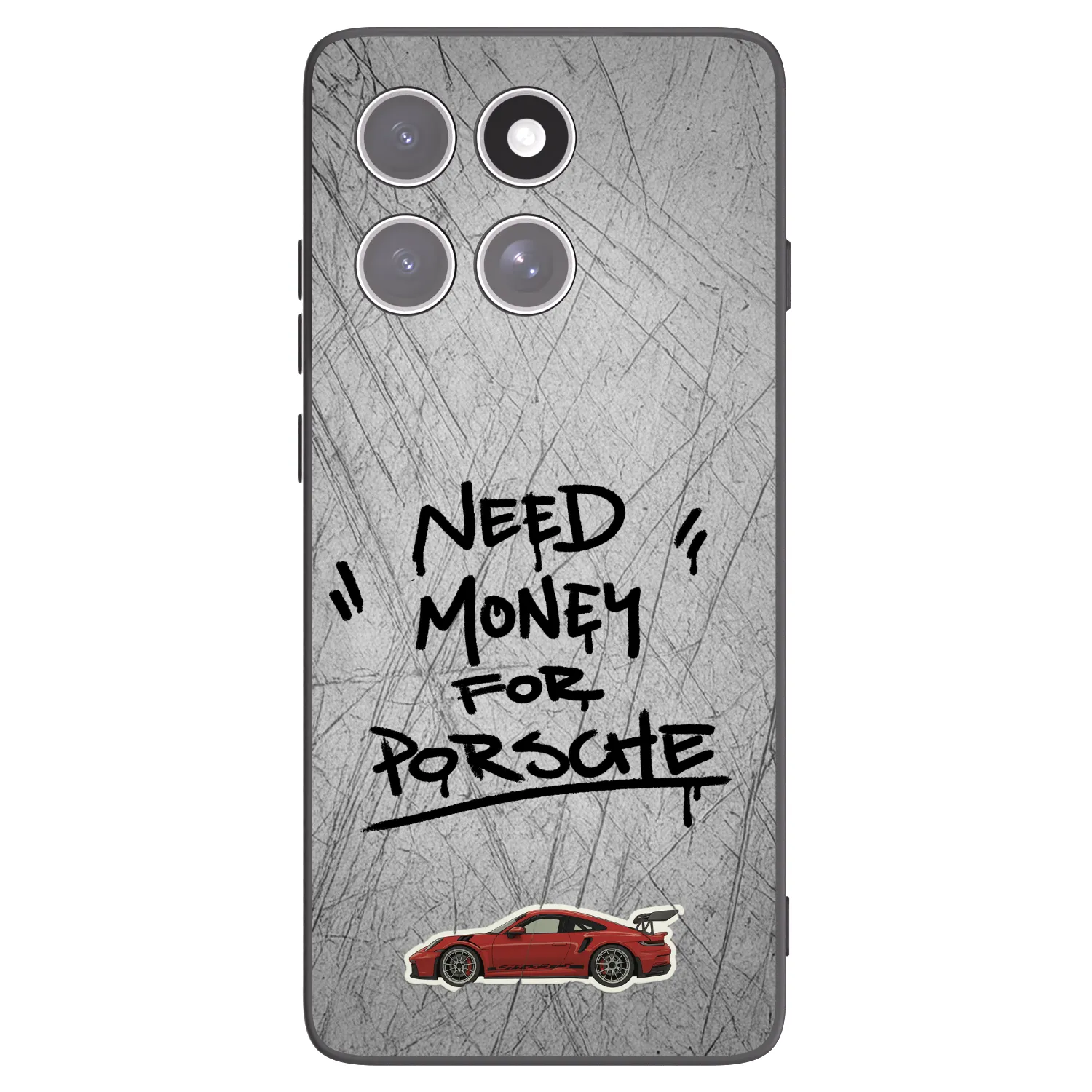 Picasee silikonski črni ovitek za Motorola Edge 60 Fusion - Grey Drift