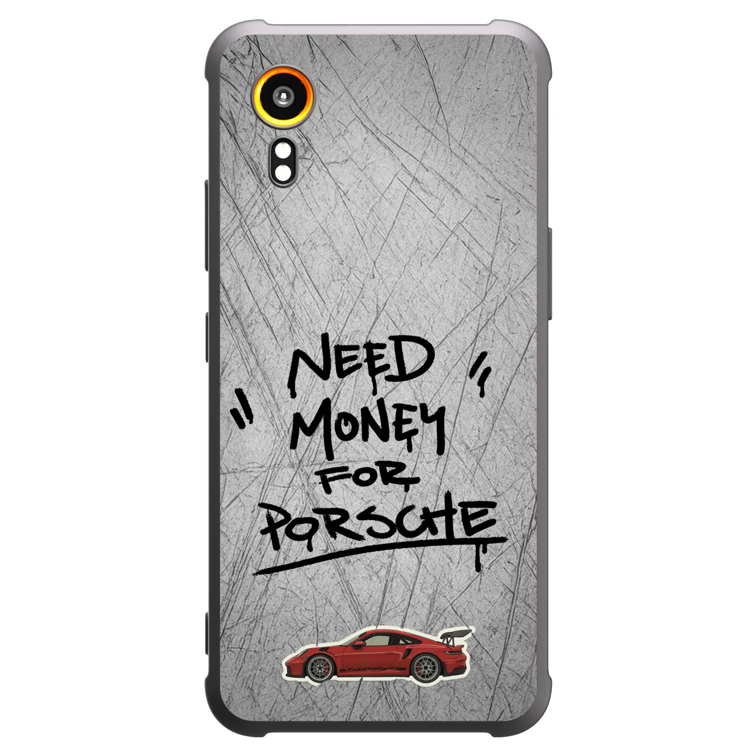 Picasee silikonski črni ovitek za Samsung Galaxy Xcover 7 - Grey Drift