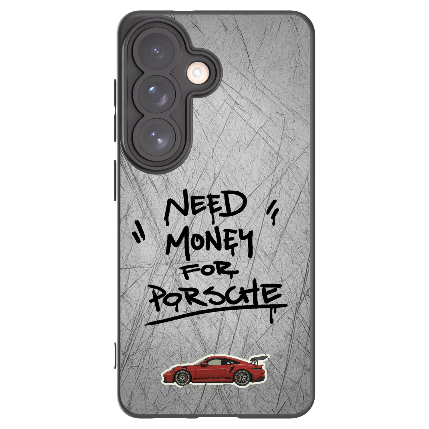 Picasee silikonski črni ovitek za Samsung Galaxy S26 - Grey Drift