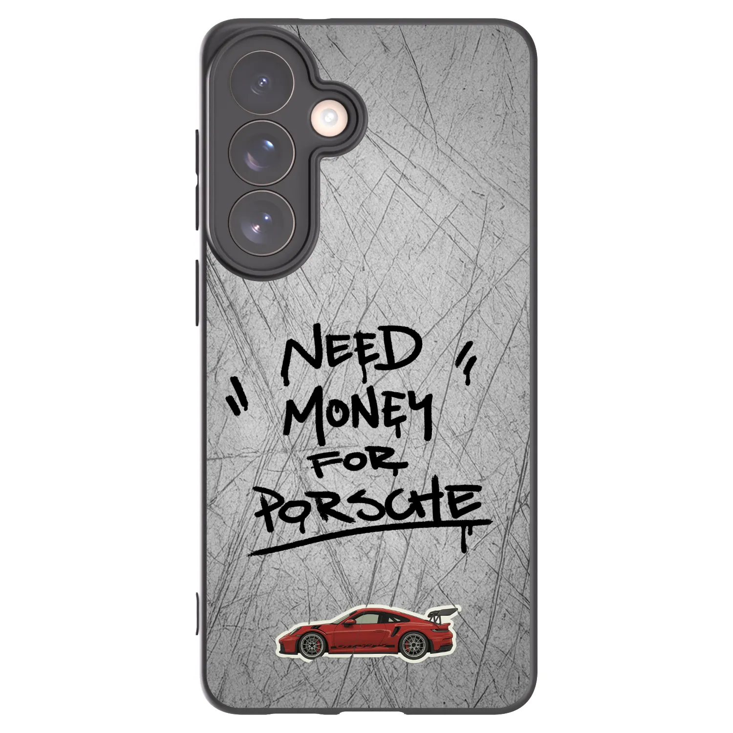 Picasee silikonski črni ovitek za Samsung Galaxy S26+ - Grey Drift