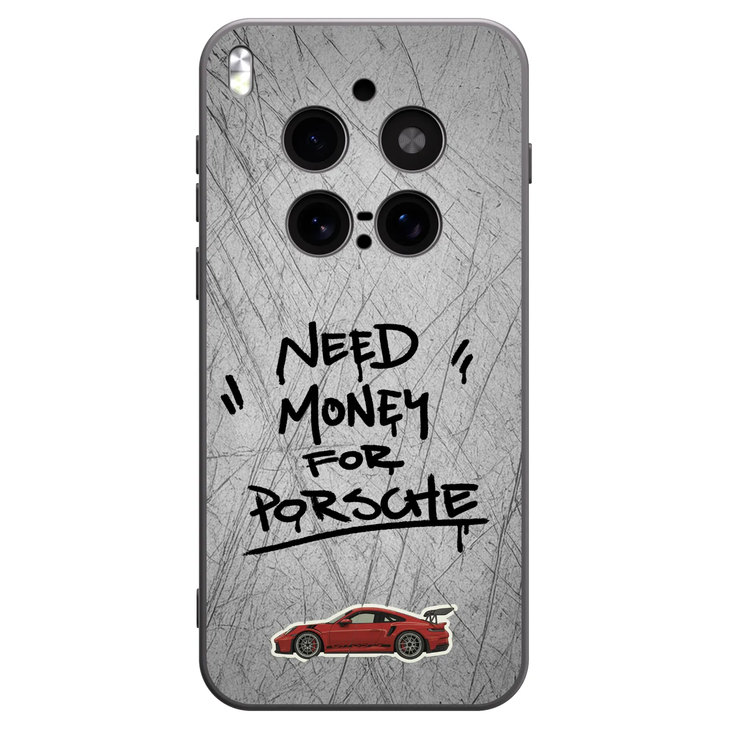 Picasee silikonski črni ovitek za Vivo X300 Pro - Grey Drift