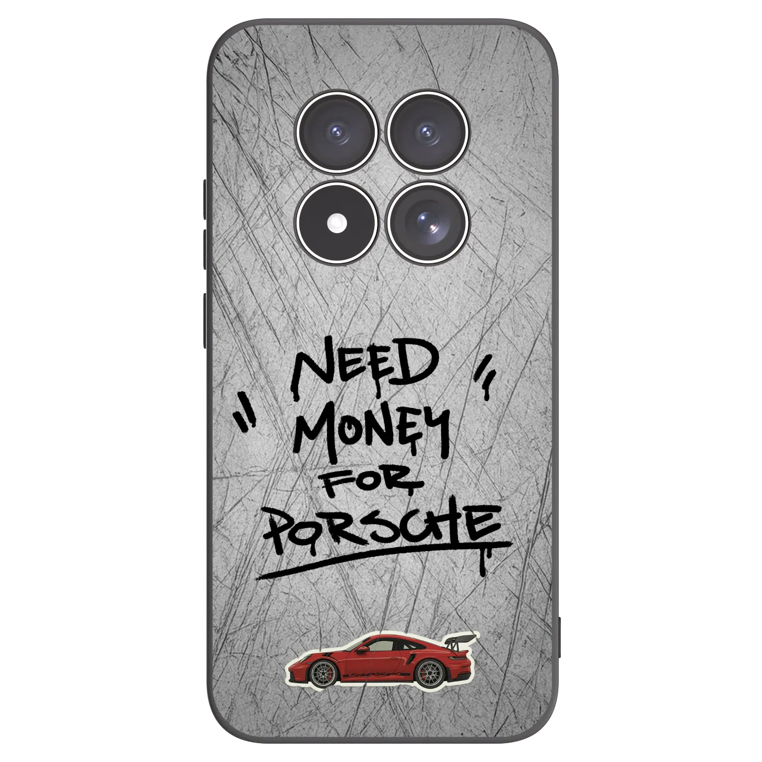 Picasee silikonski črni ovitek za Xiaomi Redmi Note 15 Pro 5G - Grey Drift