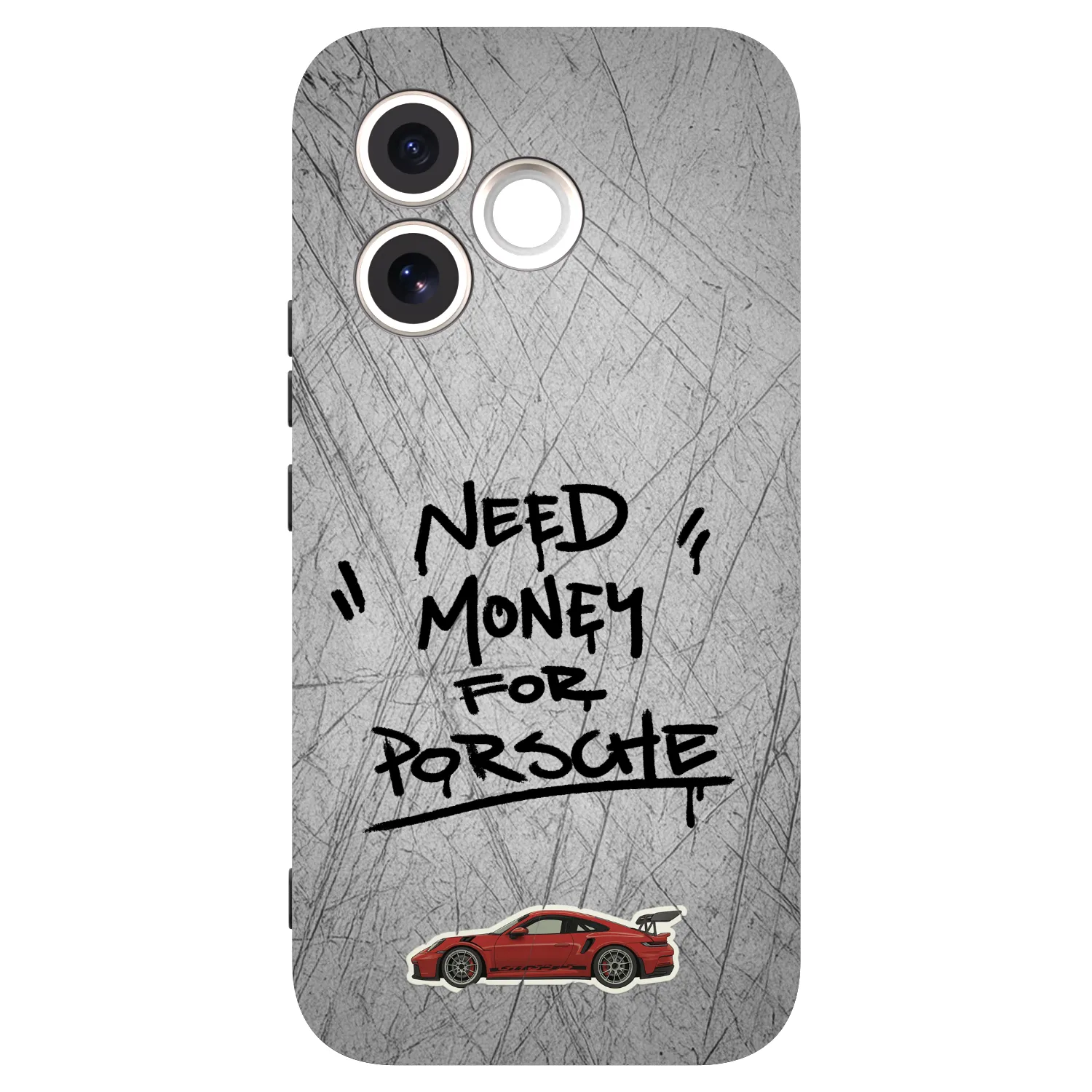 Picasee silikonski črni ovitek za Honor 600 Lite - Grey Drift