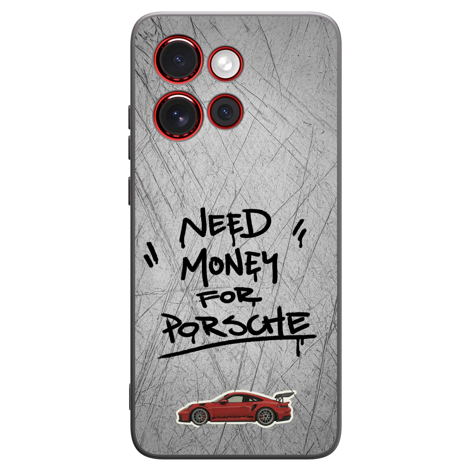 Picasee silikonski črni ovitek za Motorola Edge 60 Neo 5G - Grey Drift