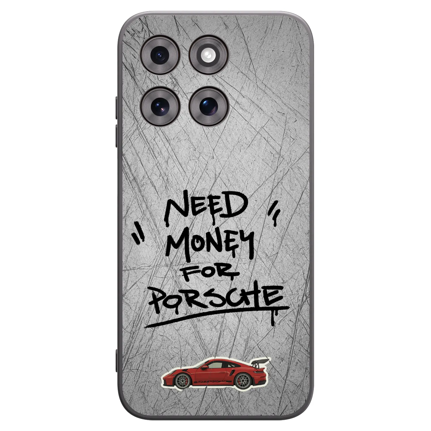 Picasee silikonski črni ovitek za Motorola Moto G77 - Grey Drift