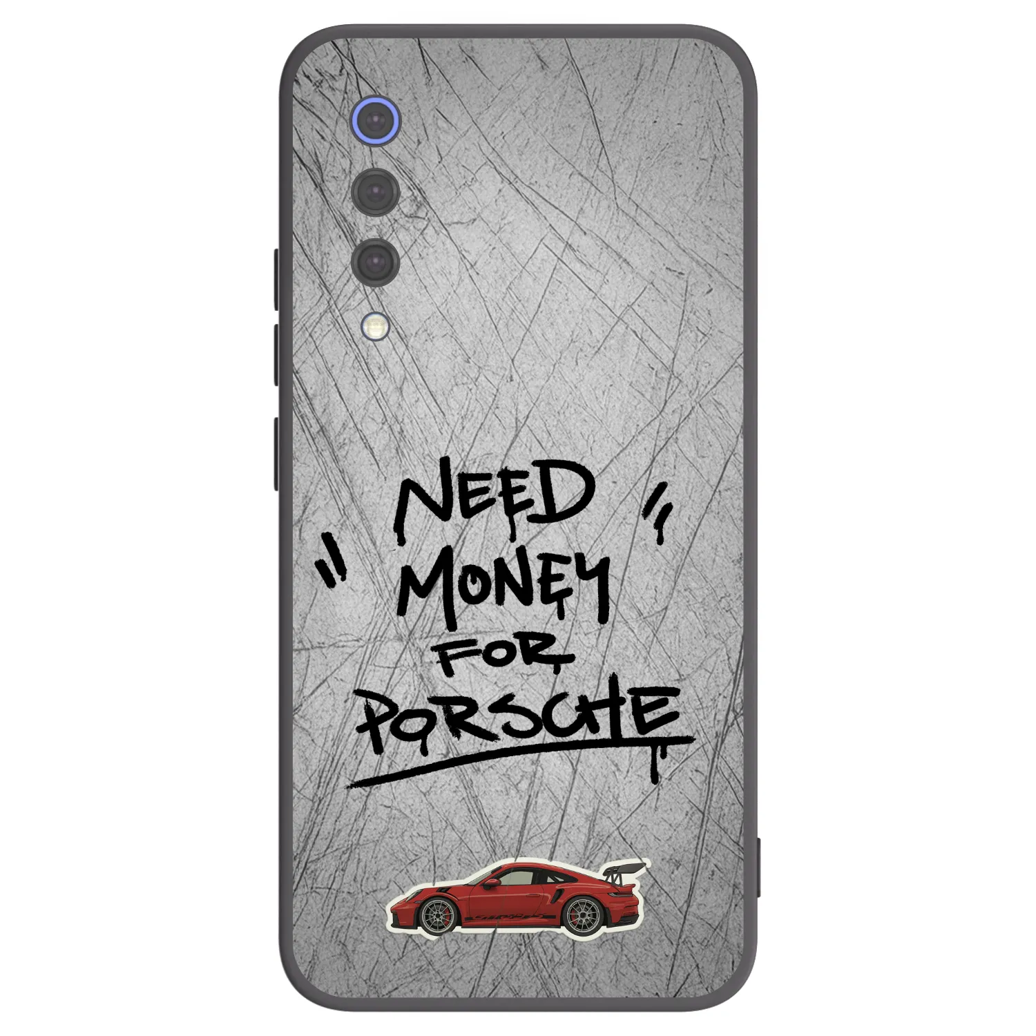 Picasee silikonski črni ovitek za Xiaomi Mi 9 SE - Grey Drift