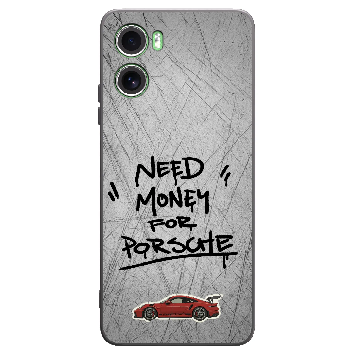 Picasee silikonski črni ovitek za Motorola Moto G06 - Grey Drift
