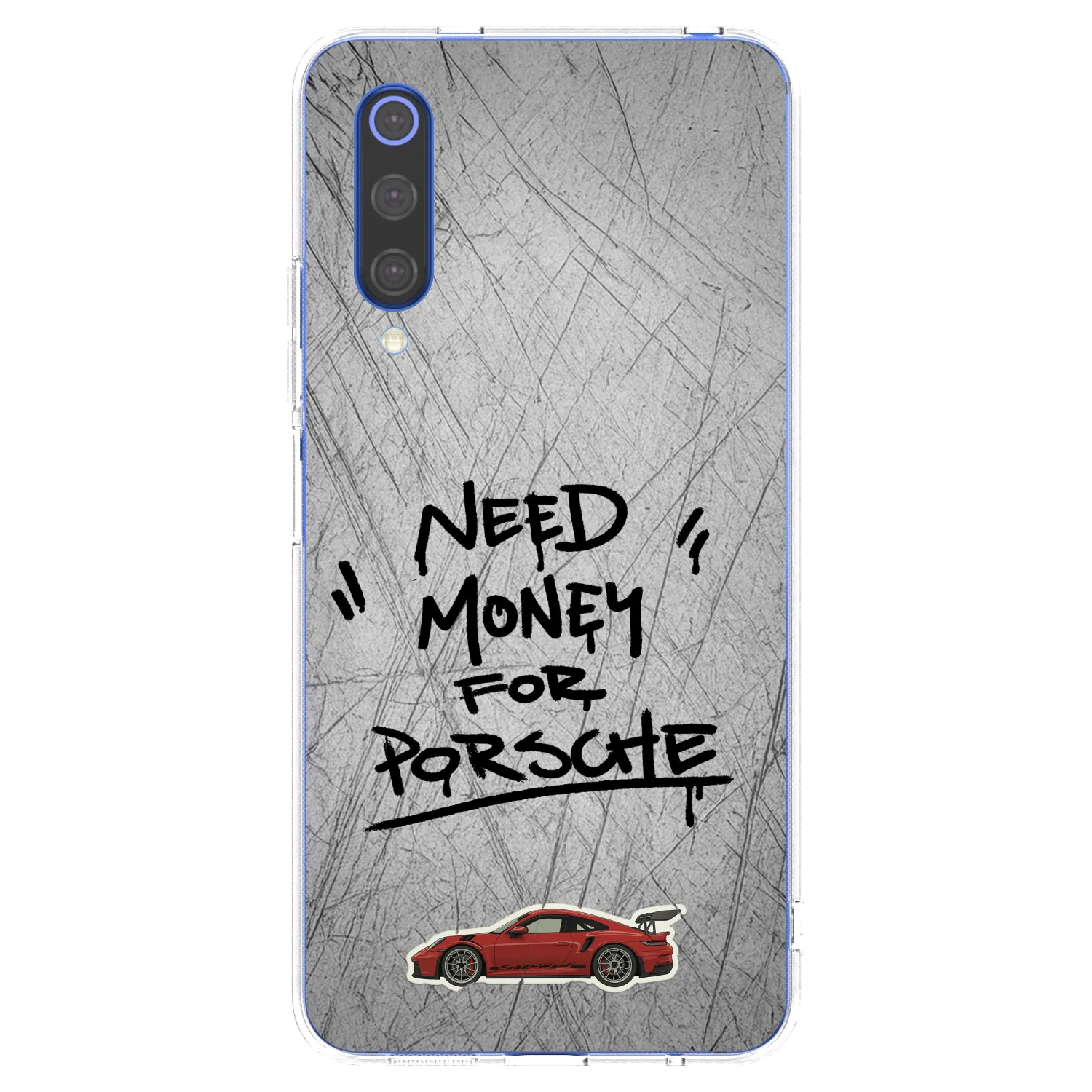 Picasee silikonski prozorni ovitek za Xiaomi Mi 9 SE - Grey Drift
