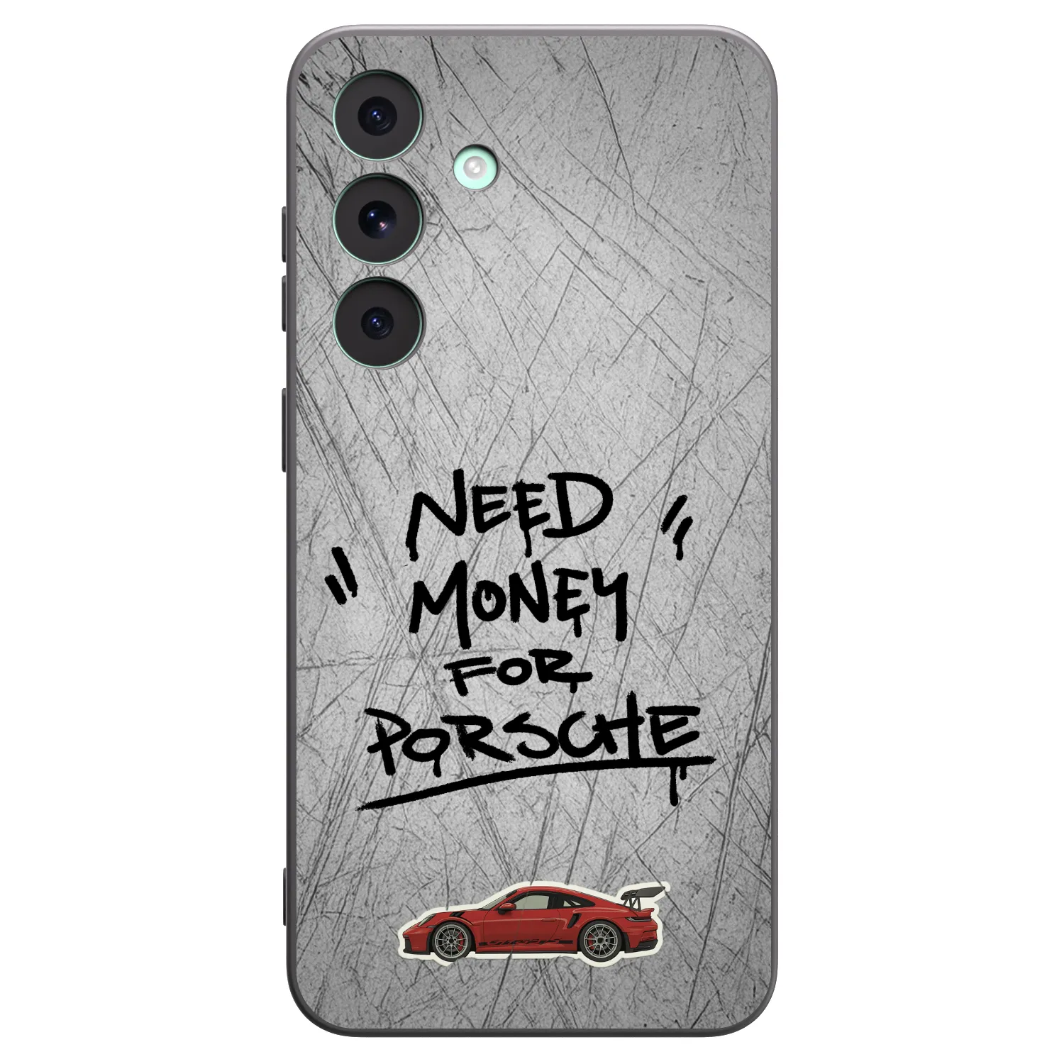 Picasee silikonski črni ovitek za Samsung Galaxy S26 FE - Grey Drift
