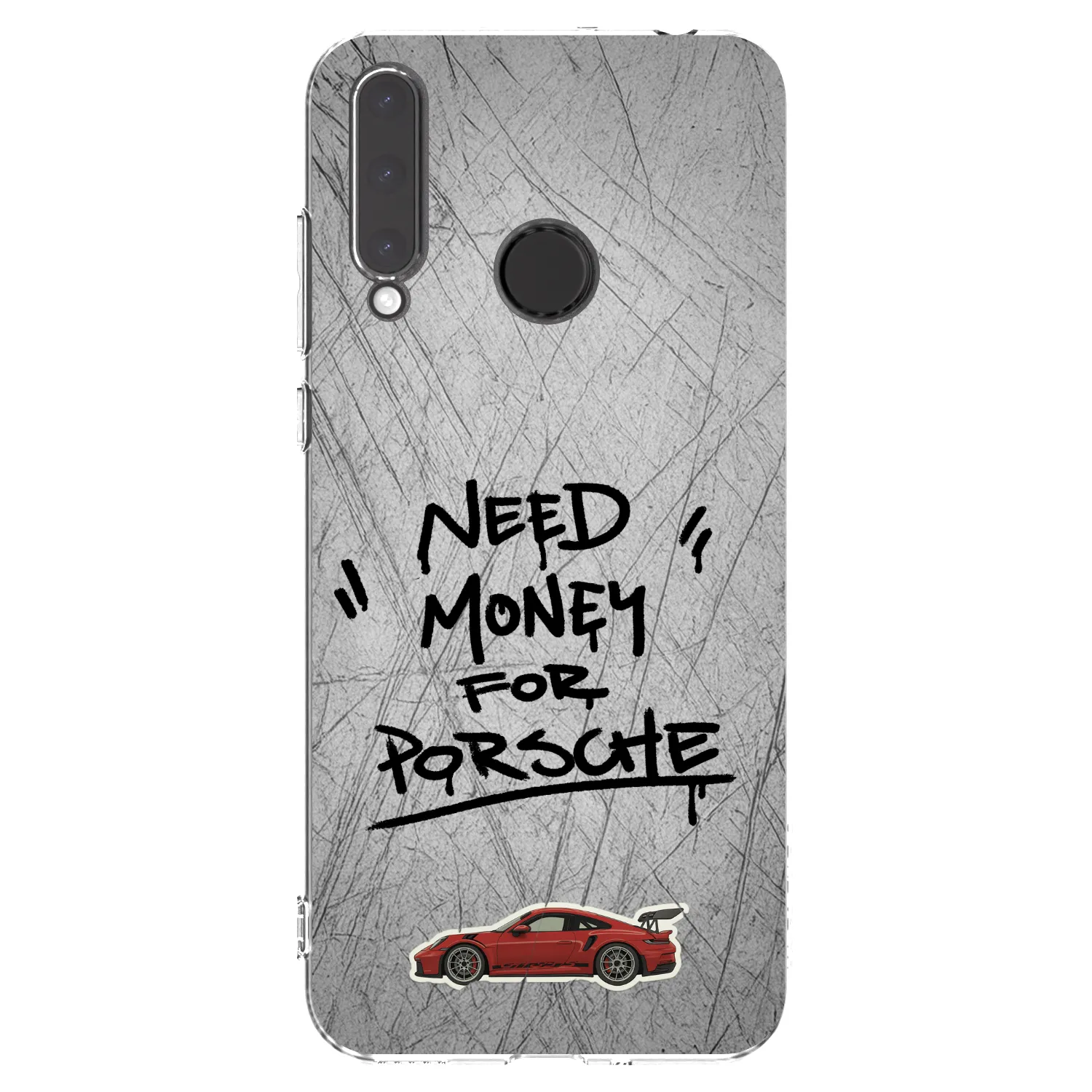Picasee silikonski prozorni ovitek za Honor 20 Lite - Grey Drift