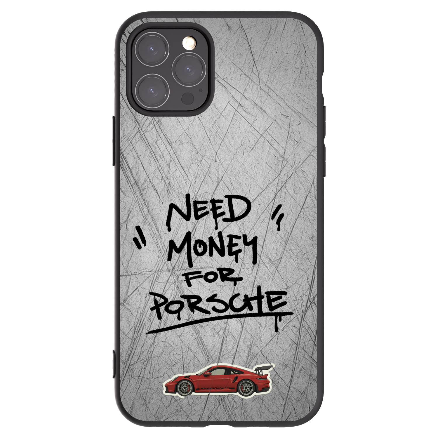 Picasee silikonski črni ovitek za Apple iPhone 11 Pro - Grey Drift