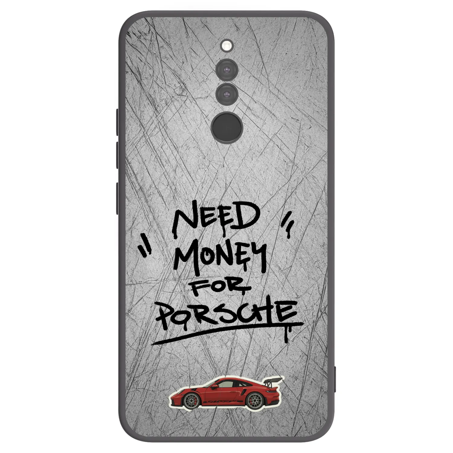 Picasee silikonski črni ovitek za Xiaomi Redmi 8 - Grey Drift