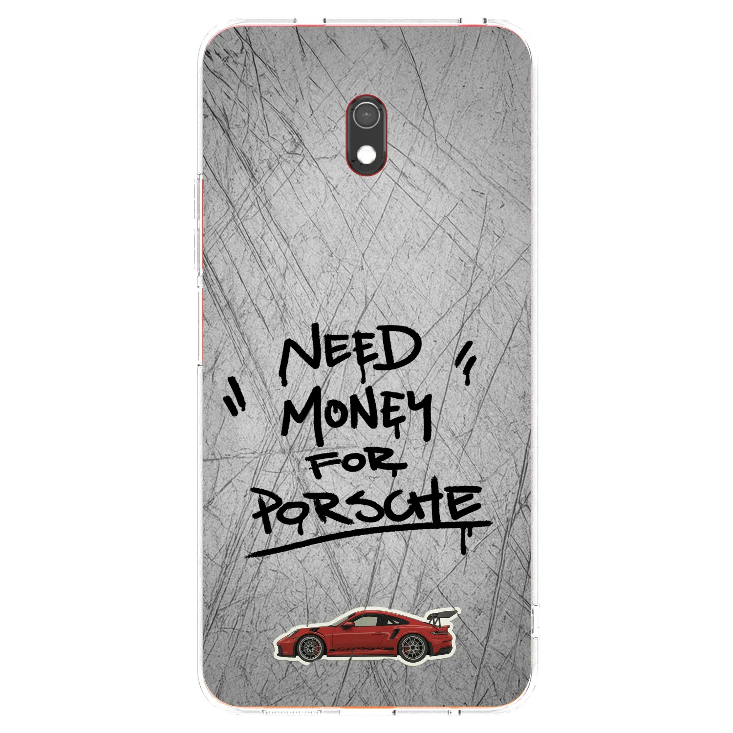 Picasee silikonski prozorni ovitek za Xiaomi Redmi 8A - Grey Drift