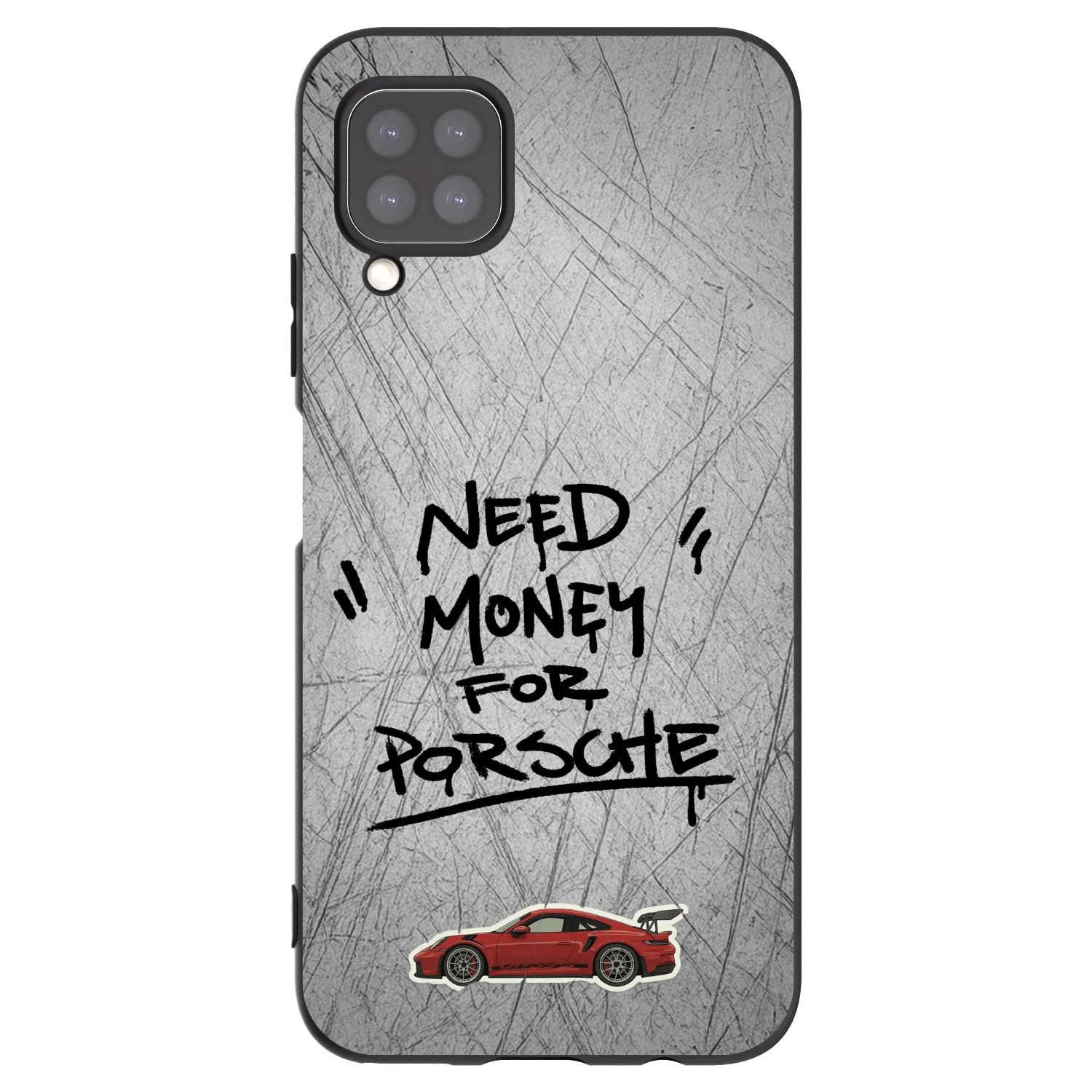 Picasee silikonski črni ovitek za Huawei P40 Lite - Grey Drift