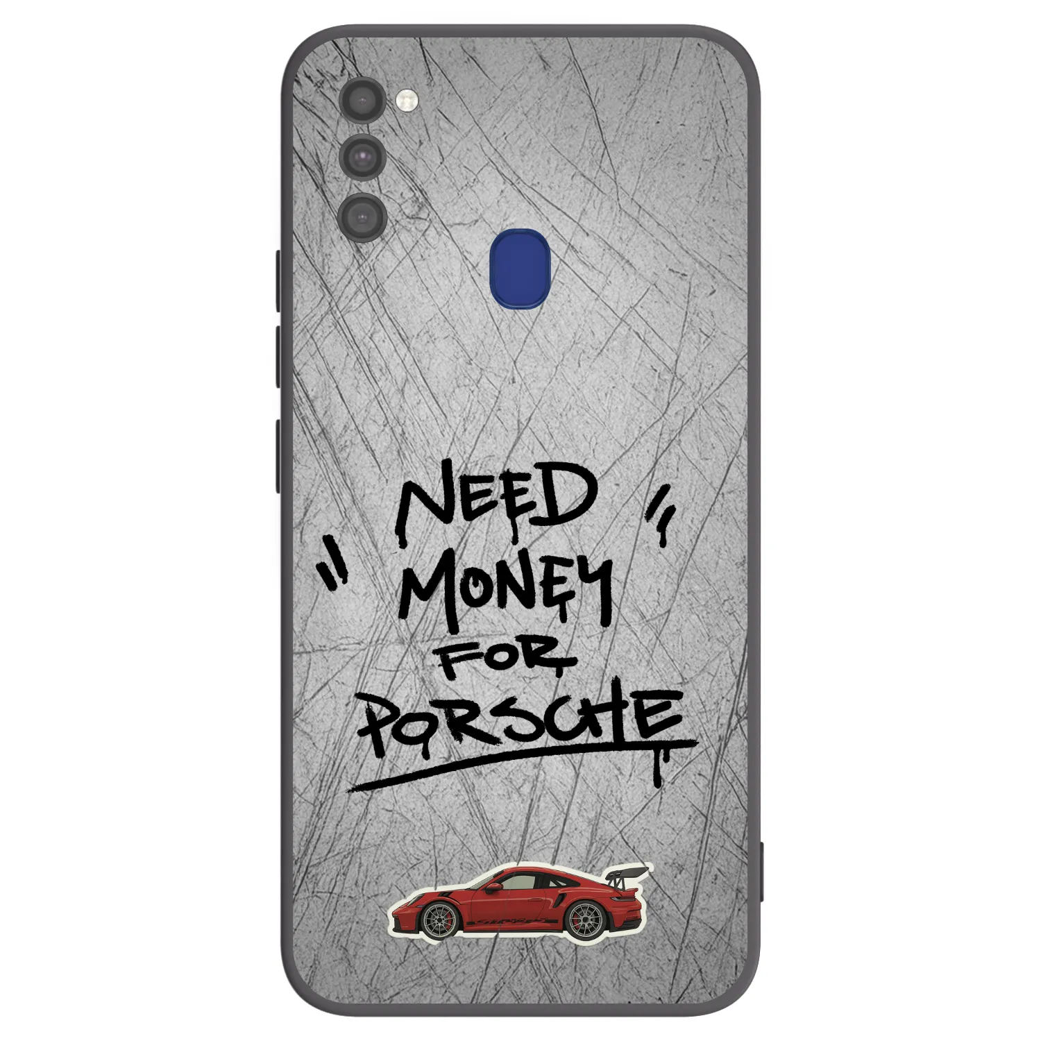 Picasee silikonski črni ovitek za Samsung Galaxy M21 M215F - Grey Drift