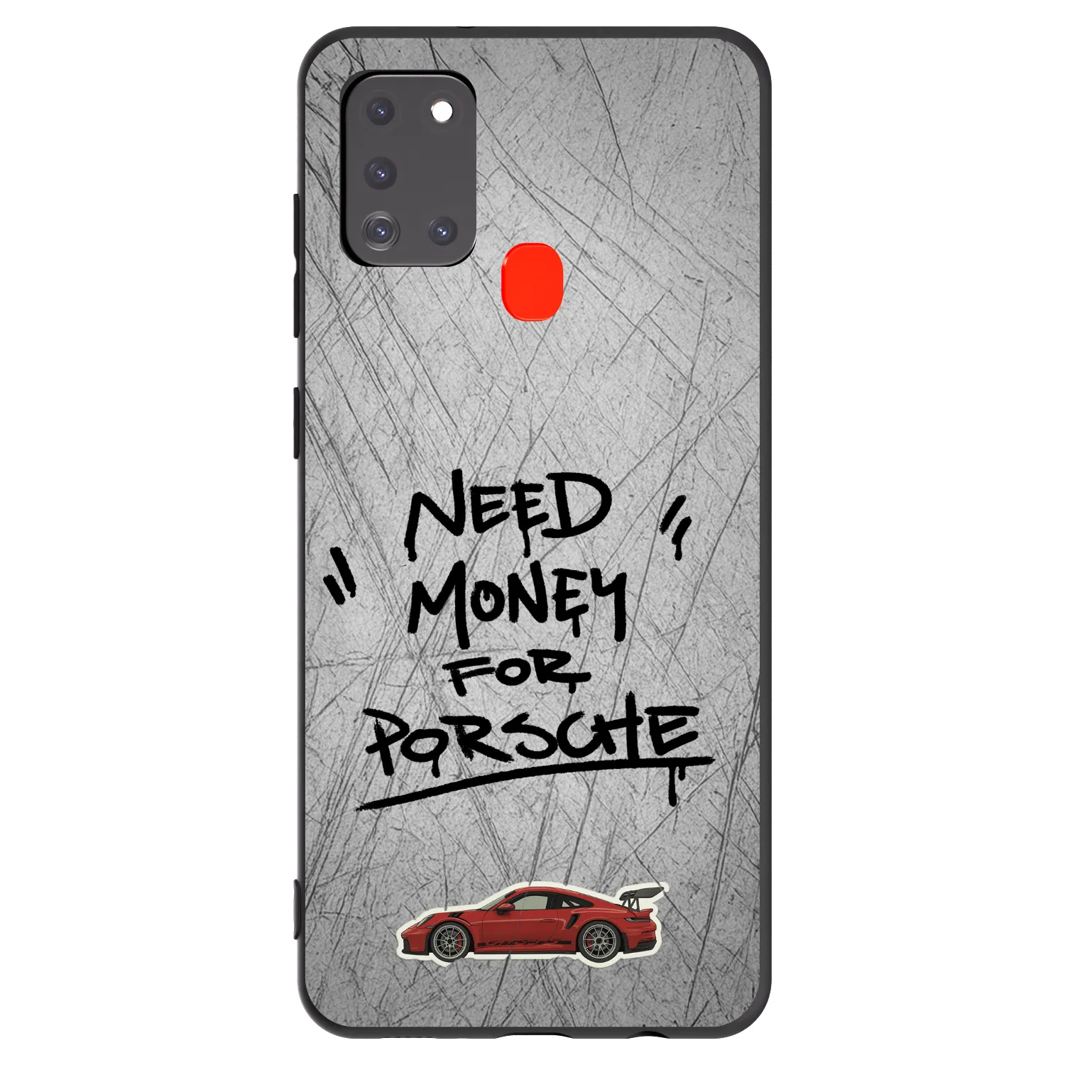 Picasee silikonski črni ovitek za Samsung Galaxy A21s - Grey Drift