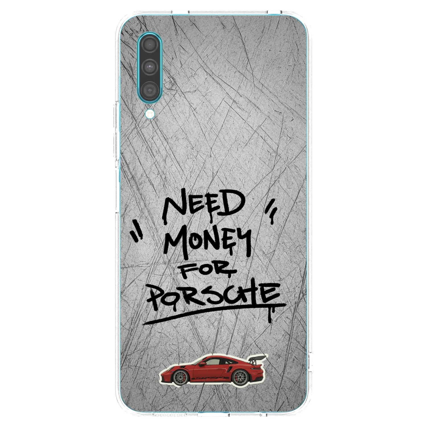 Picasee silikonski prozorni ovitek za Samsung Galaxy A30s A307F - Grey Drift