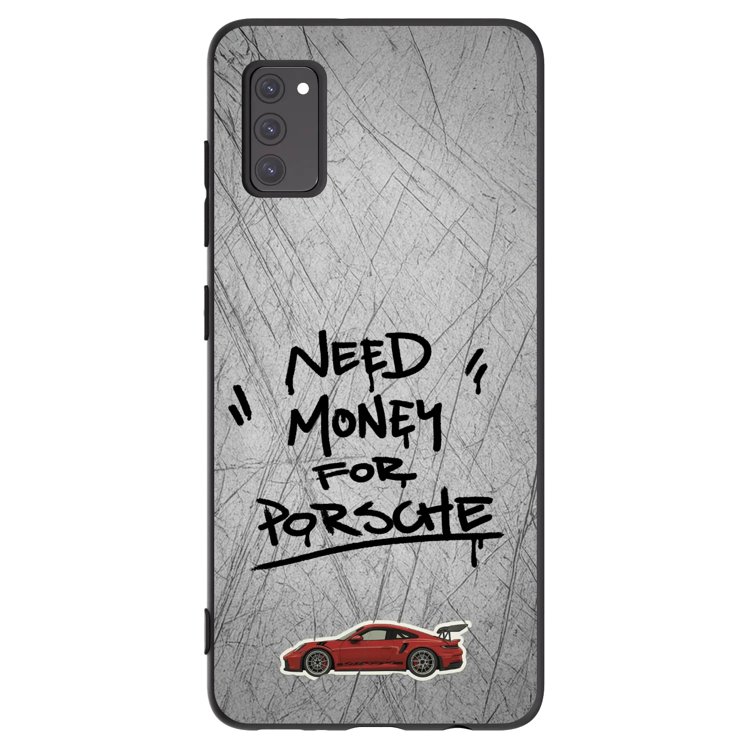 Picasee silikonski črni ovitek za Samsung Galaxy A41 A415F - Grey Drift