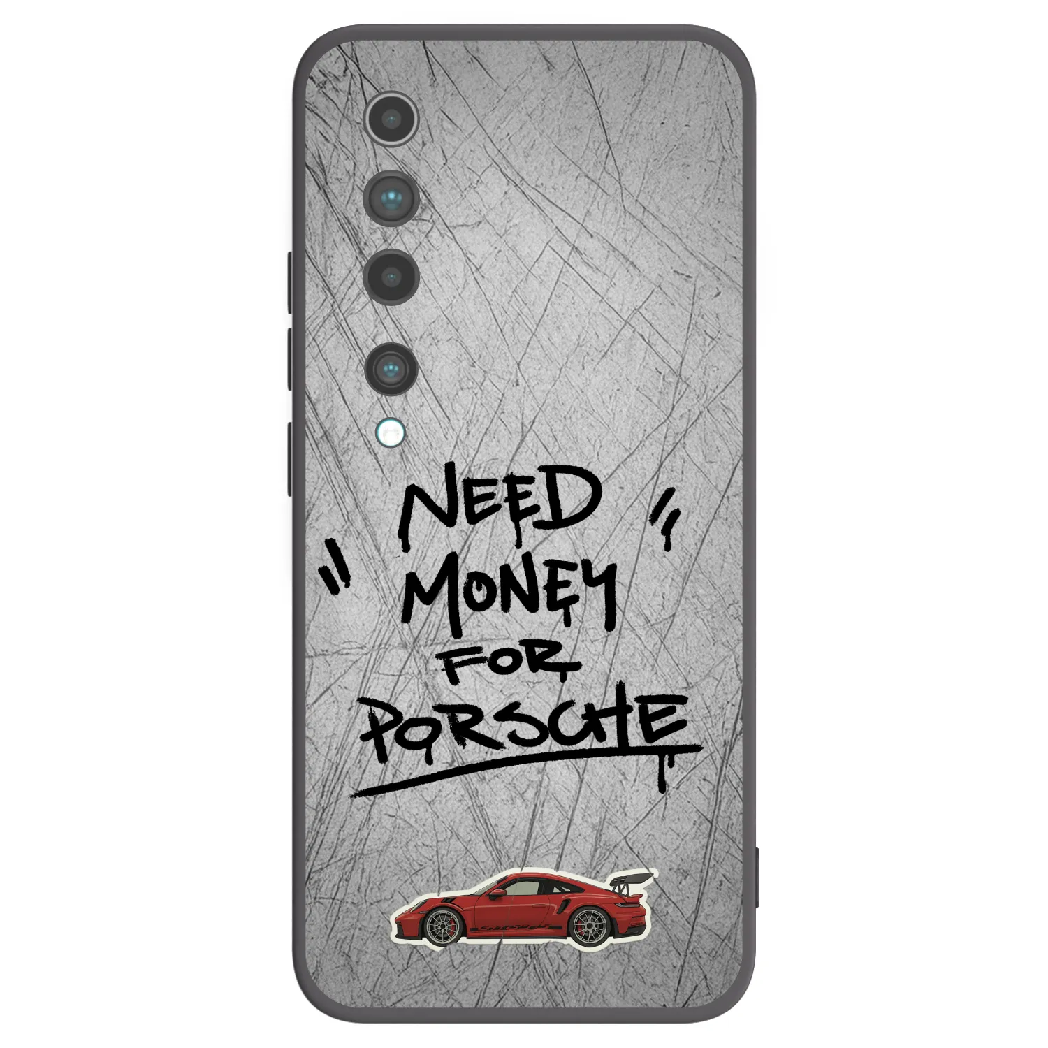 Picasee silikonski črni ovitek za Xiaomi Mi 10 - Grey Drift