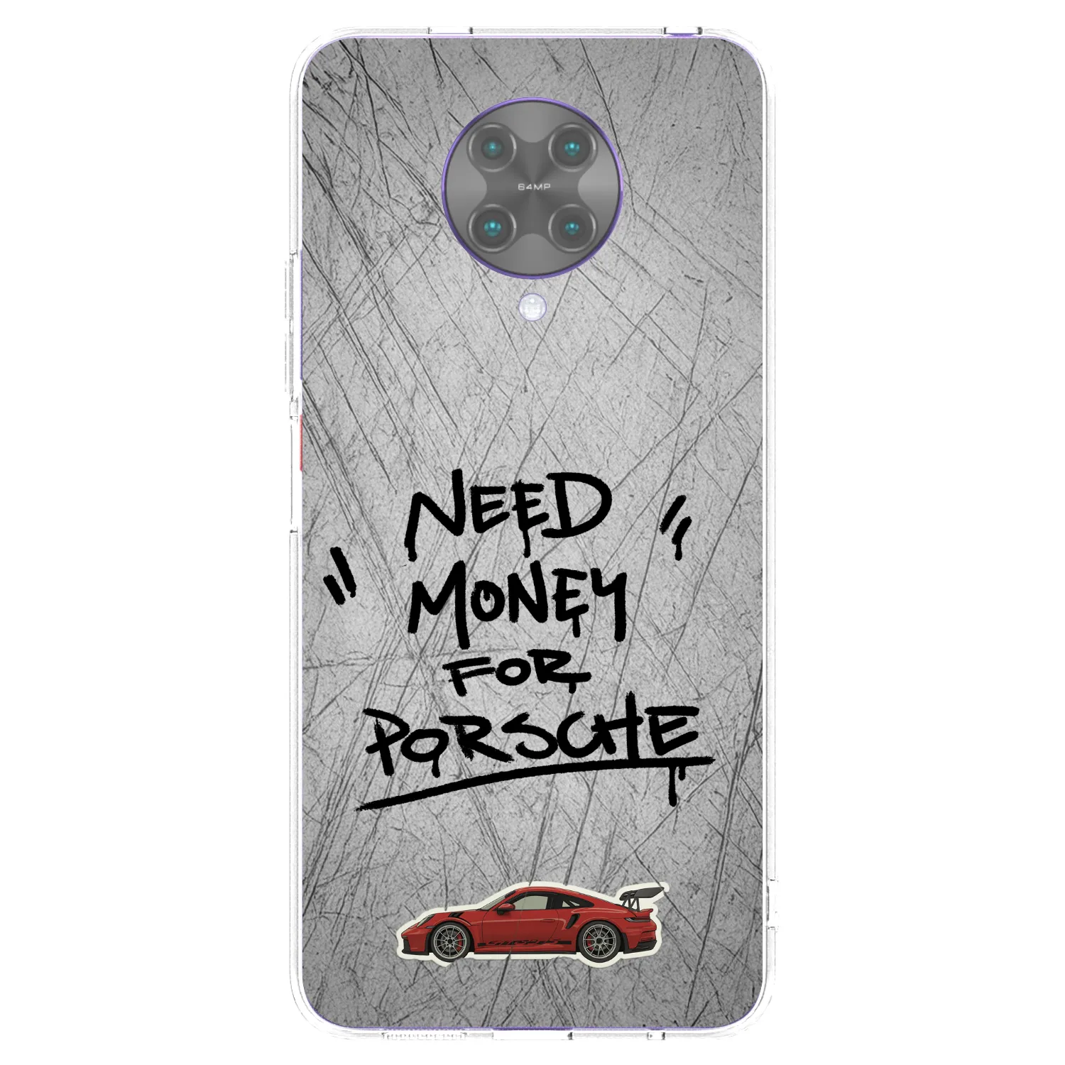 Picasee silikonski prozorni ovitek za Xiaomi Poco F2 Pro - Grey Drift