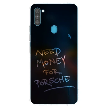 Picasee silikonski prozorni ovitek za Samsung Galaxy M11 - Neon Nights