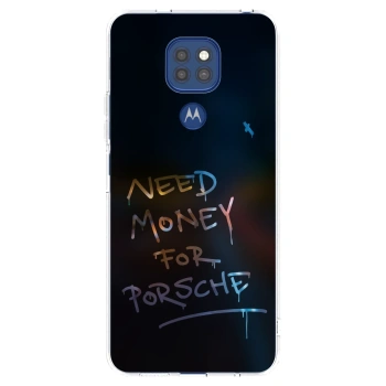 Picasee silikonski prozorni ovitek za Motorola Moto G9 Play - Neon Nights