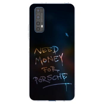 Picasee silikonski prozorni ovitek za Realme 7 - Neon Nights