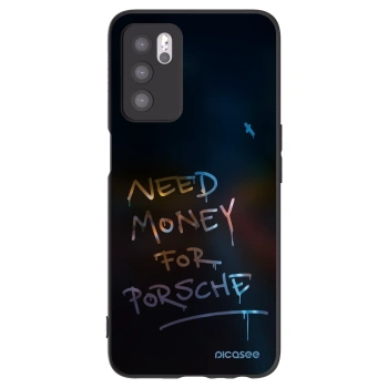 Picasee silikonski črni ovitek za OPPO A16s - Neon Nights