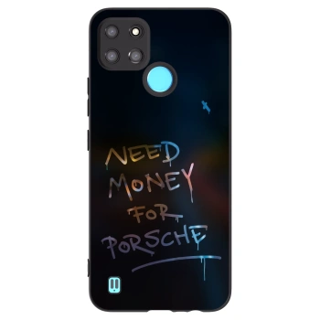 Picasee silikonski črni ovitek za Realme C21Y - Neon Nights
