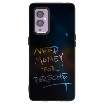 Picasee silikonski črni ovitek za OnePlus 9 - Neon Nights