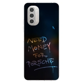 Picasee silikonski prozorni ovitek za Motorola Moto G51 - Neon Nights