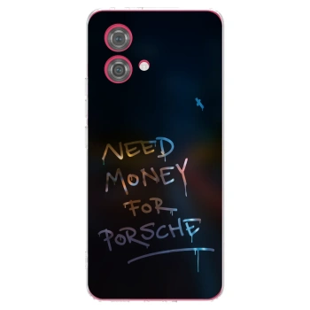 Picasee silikonski prozorni ovitek za Motorola Moto G84 5G - Neon Nights