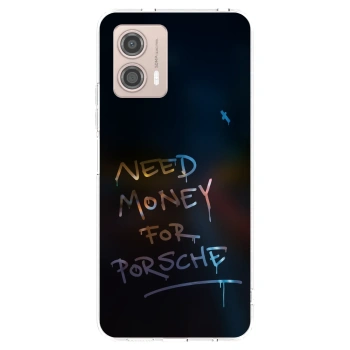 Picasee silikonski prozorni ovitek za Motorola Moto G53 5G - Neon Nights