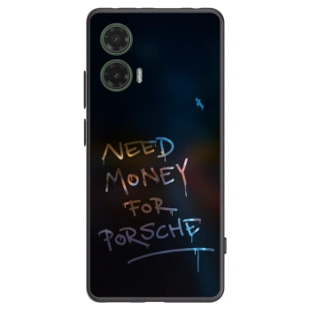 Picasee silikonski črni ovitek za Motorola Moto G35 5G - Neon Nights