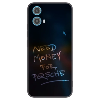 Picasee silikonski črni ovitek za Motorola Moto G34 5G - Neon Nights