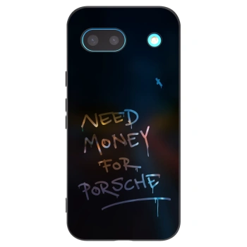 Picasee silikonski črni ovitek za Google Pixel 8a - Neon Nights