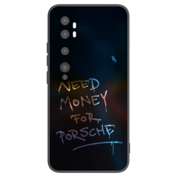 Picasee silikonski črni ovitek za Xiaomi Mi Note 10 (Pro) - Neon Nights