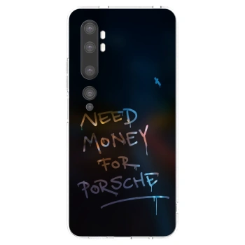 Picasee silikonski prozorni ovitek za Xiaomi Mi Note 10 (Pro) - Neon Nights