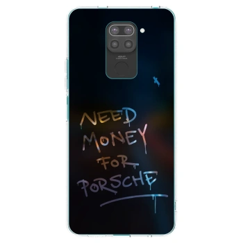 Picasee silikonski črni ovitek za Xiaomi Redmi Note 9 - Neon Nights