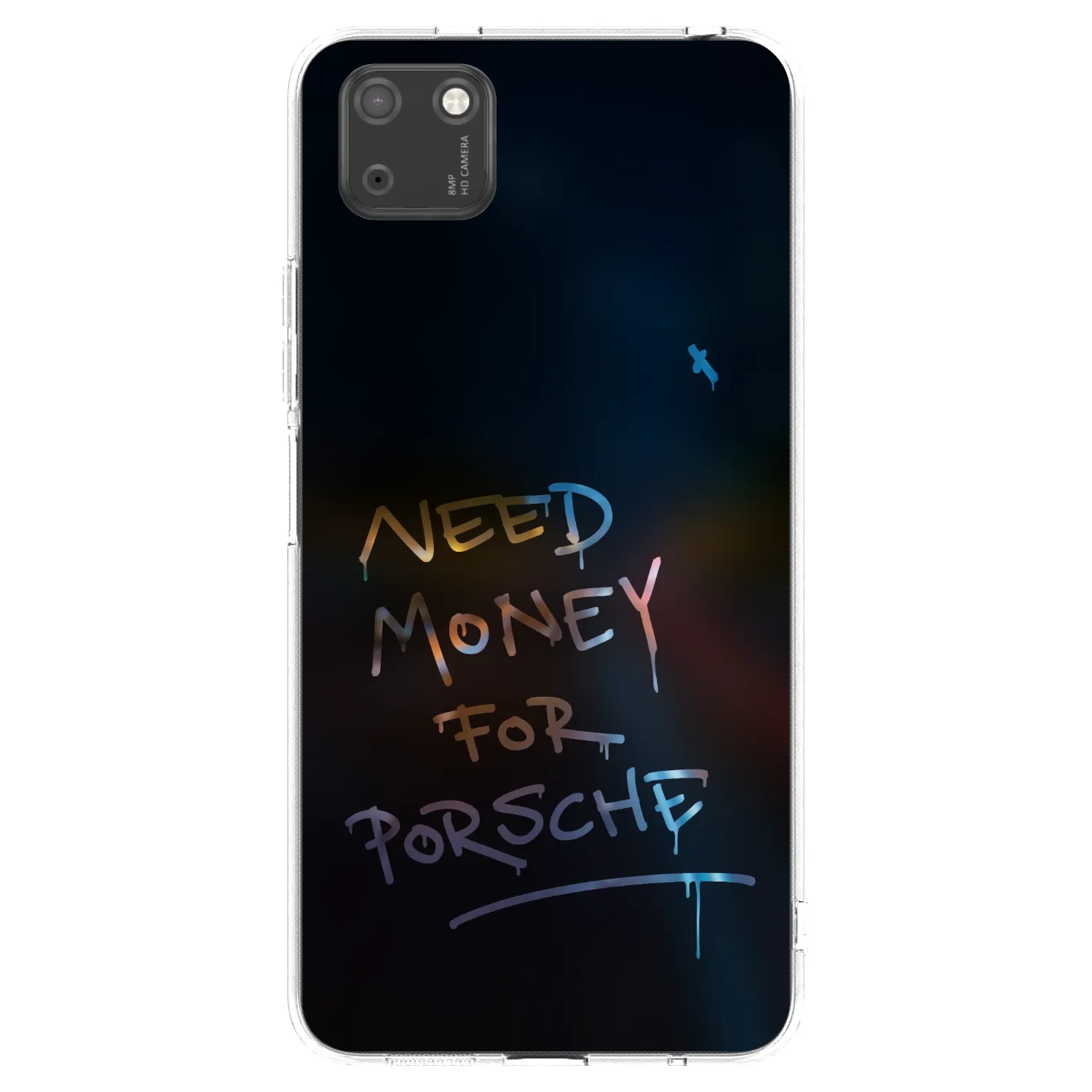 Picasee silikonski prozorni ovitek za Huawei Y5P - Neon Nights