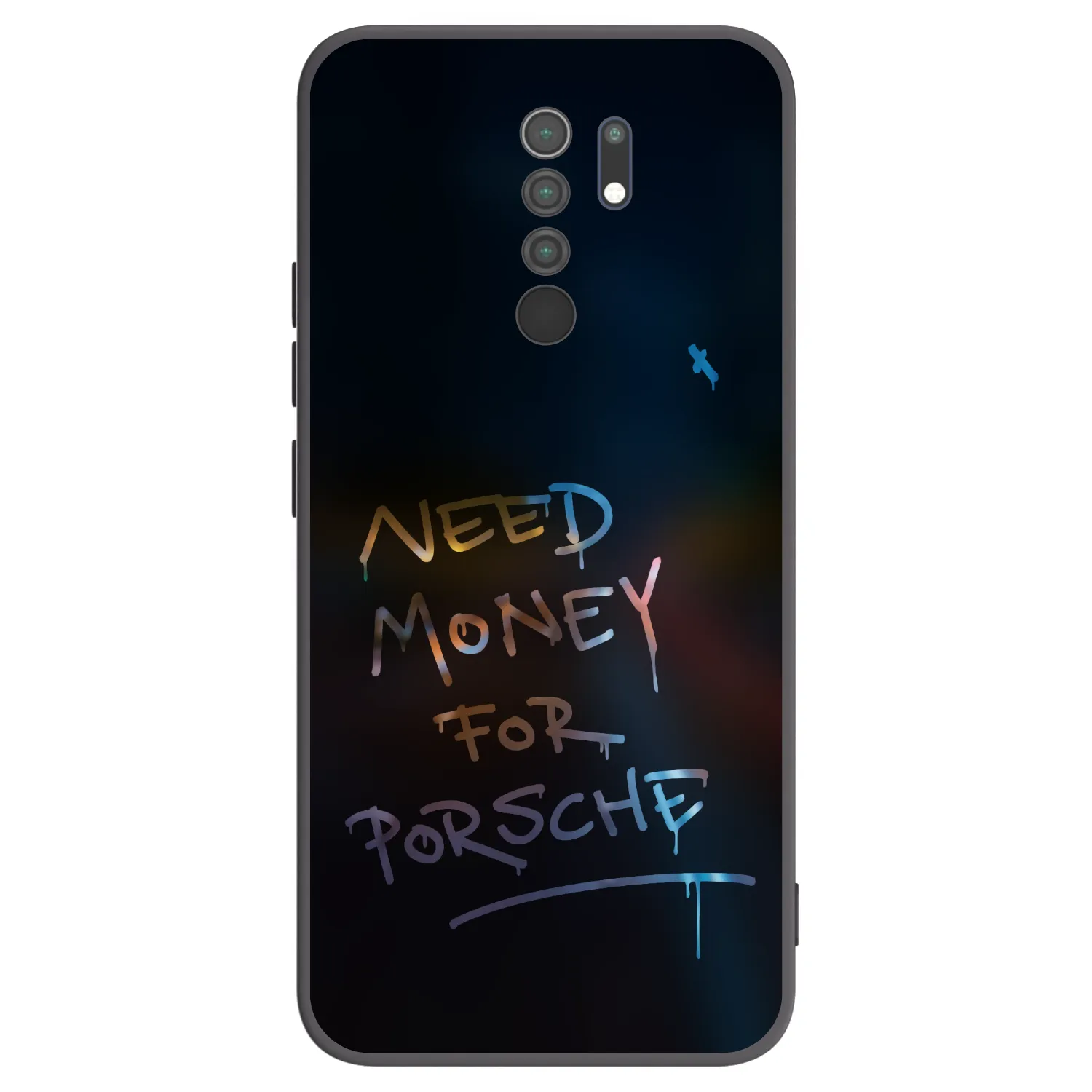 Picasee silikonski črni ovitek za Xiaomi Redmi 9 - Neon Nights