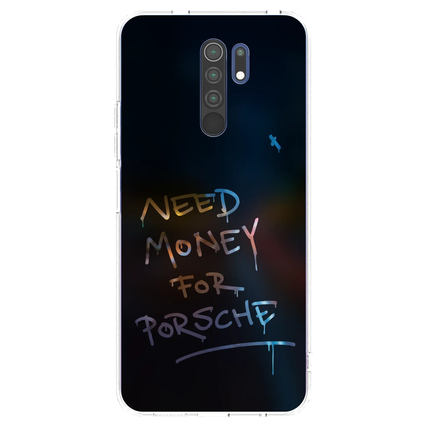 Picasee silikonski prozorni ovitek za Xiaomi Redmi 9 - Neon Nights