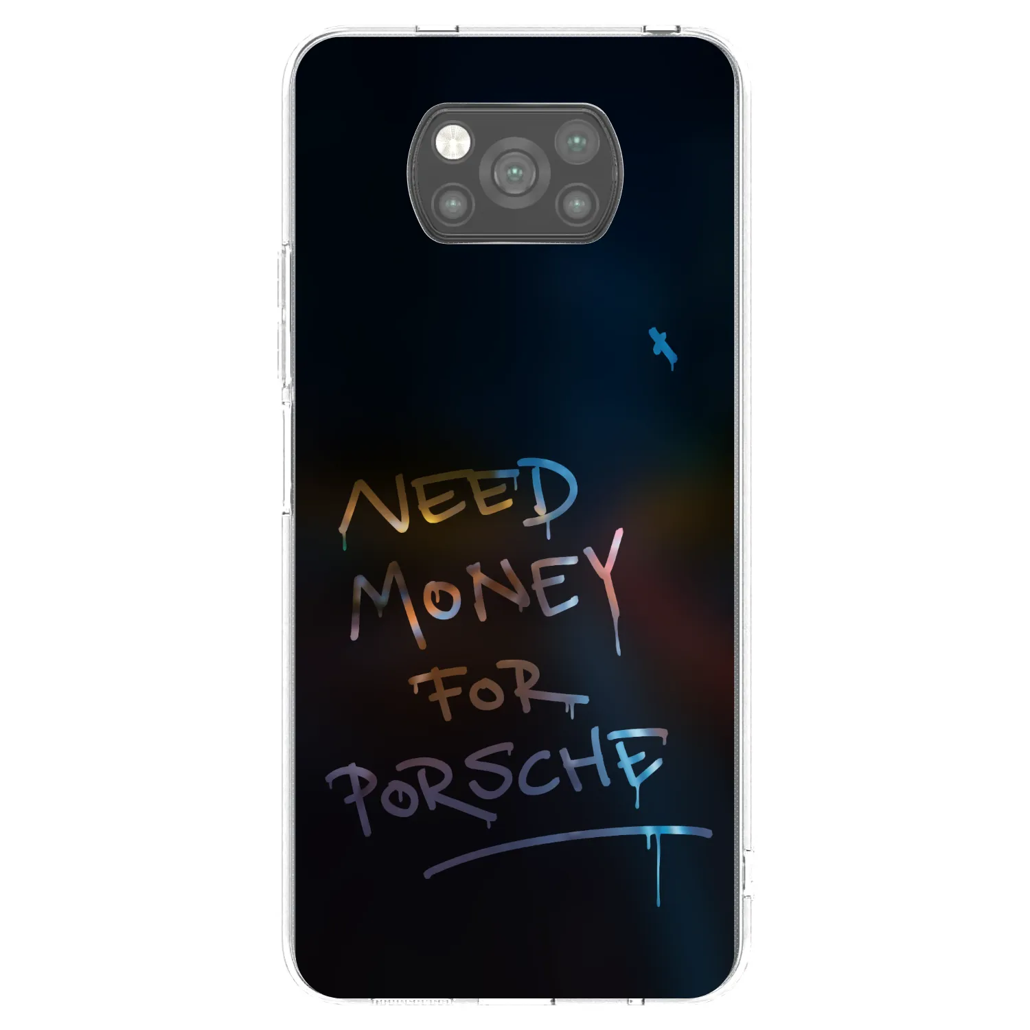 Picasee silikonski črni ovitek za Xiaomi Poco X3 - Neon Nights