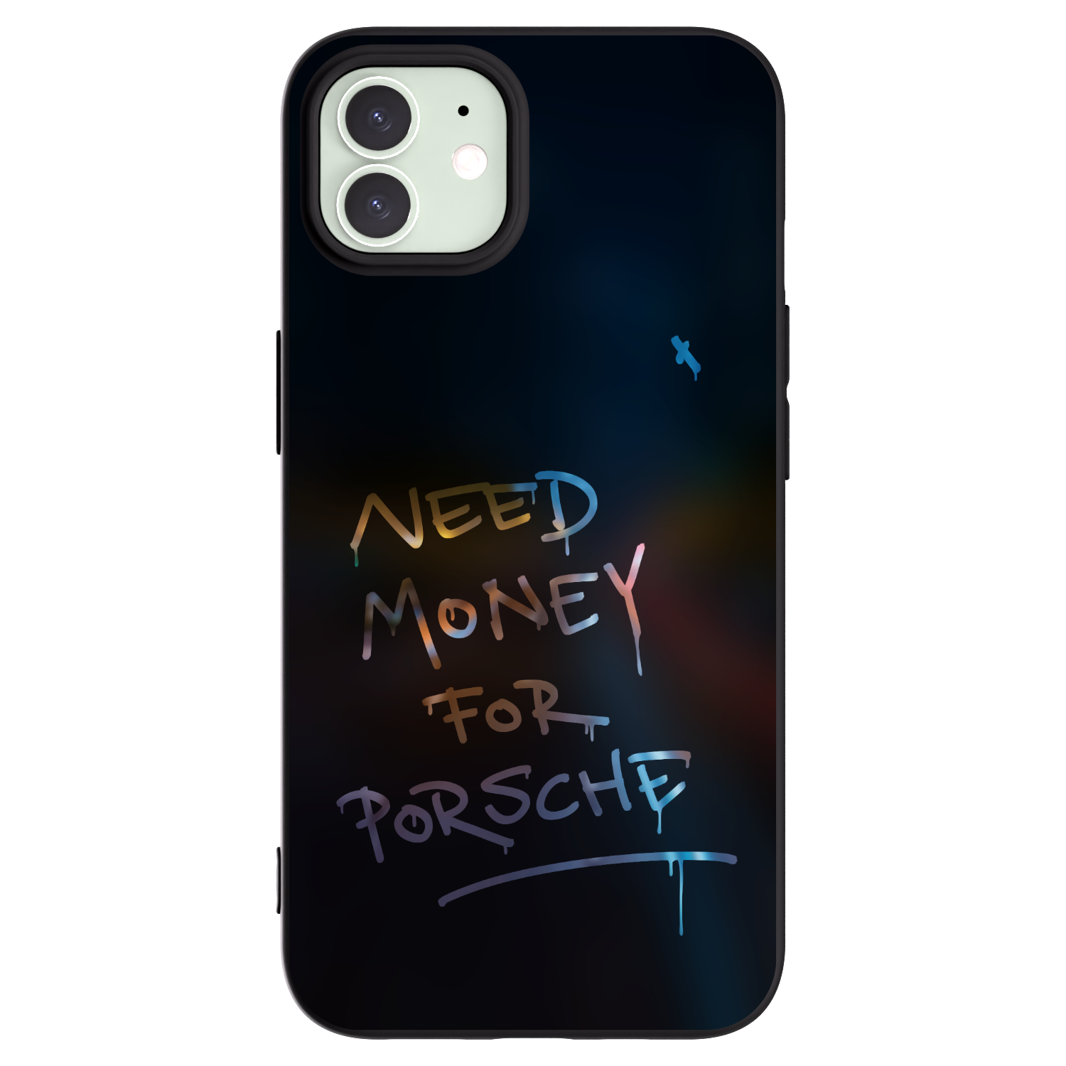 Picasee silikonski črni ovitek za Apple iPhone 12 - Neon Nights