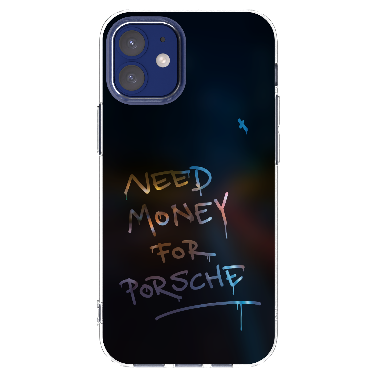 Picasee silikonski prozorni ovitek za Apple iPhone 12 mini - Neon Nights