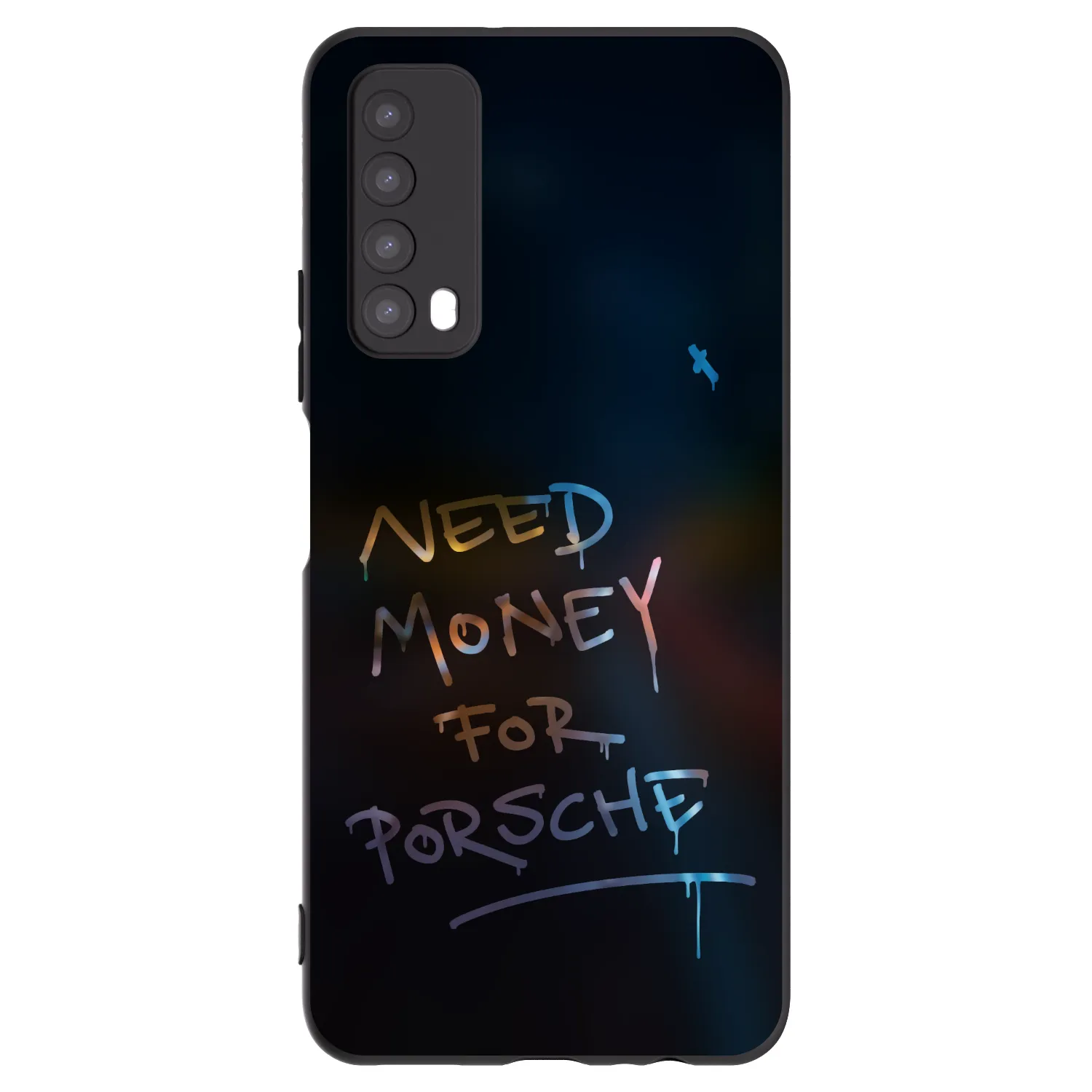 Picasee silikonski črni ovitek za Huawei P Smart 2021 - Neon Nights